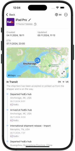 Parcel App for iPhone, iPad, Mac and Android